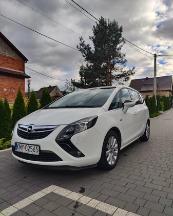 Opel Zafira cena 37000 przebieg: 248674, rok produkcji 2014 z Kańczuga małe 254